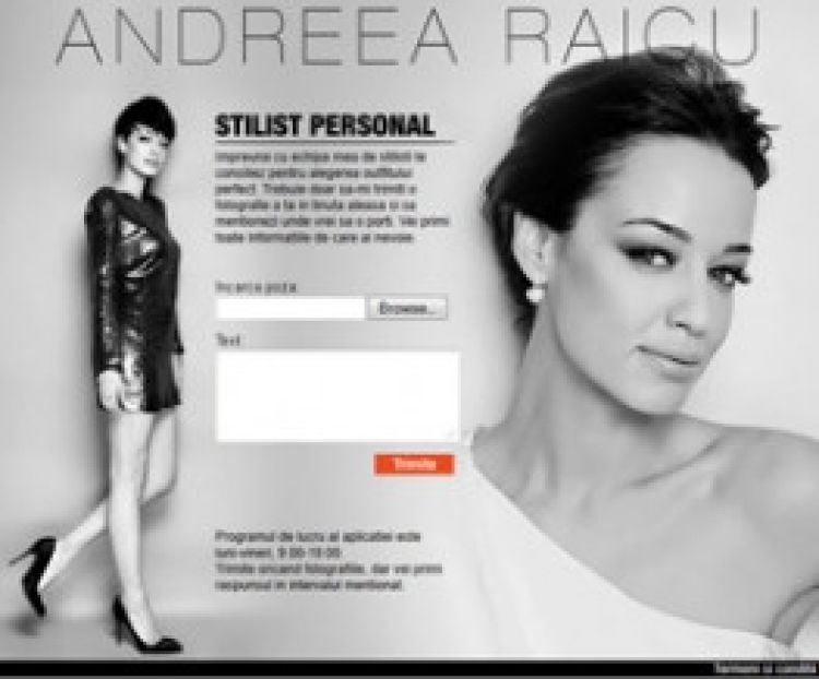 Noua aplicatie „Andreea Raicu Stilist Personal”