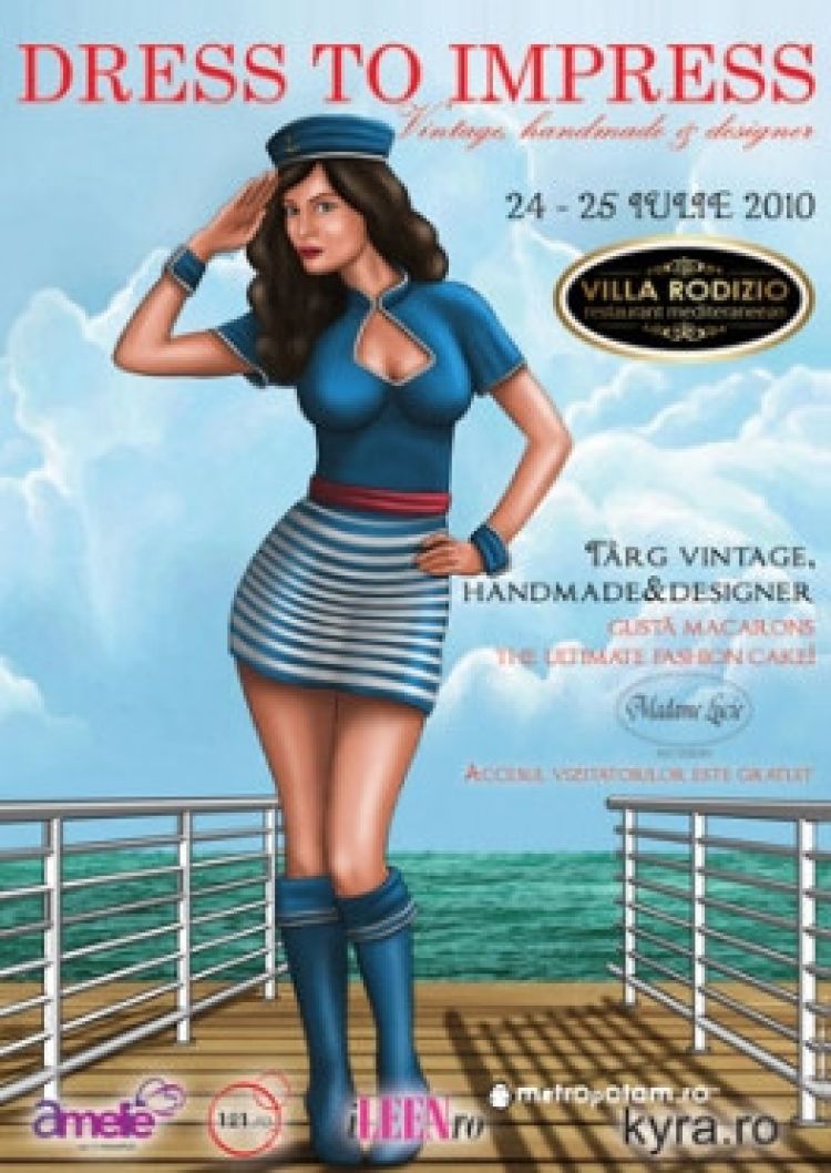 Targul vintage Dress To Impress revine la Villa Rodizio cu prajiturele Les Macarons si colectii sic