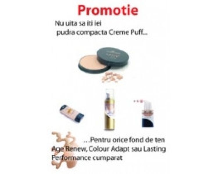 Promotie Max Factor