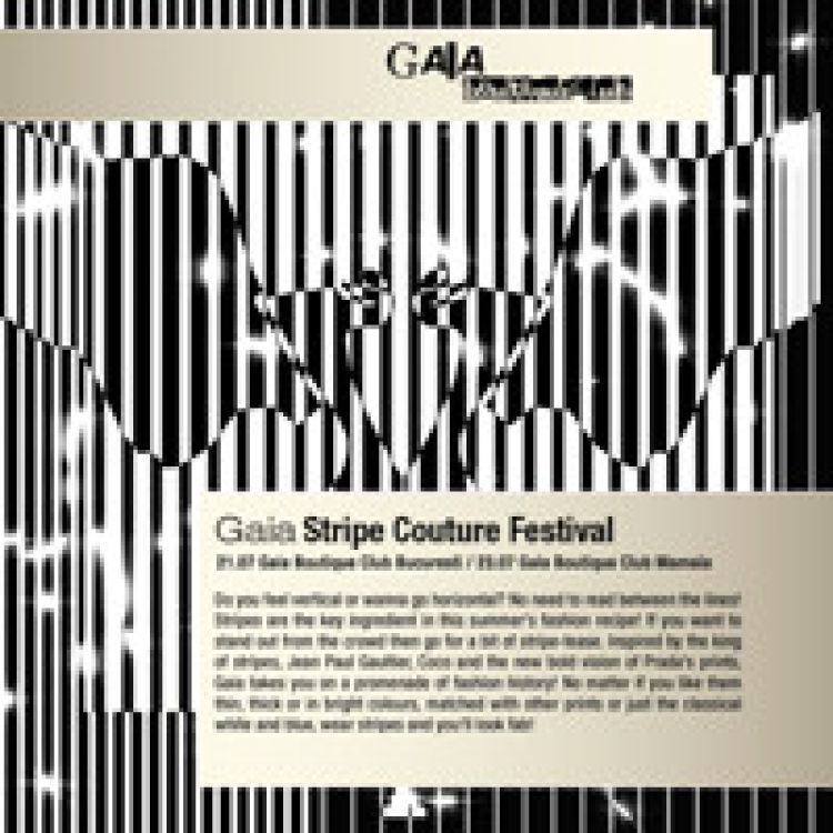Gaia BoutiqueClub inaugureaza “Stripes Couture Festival”