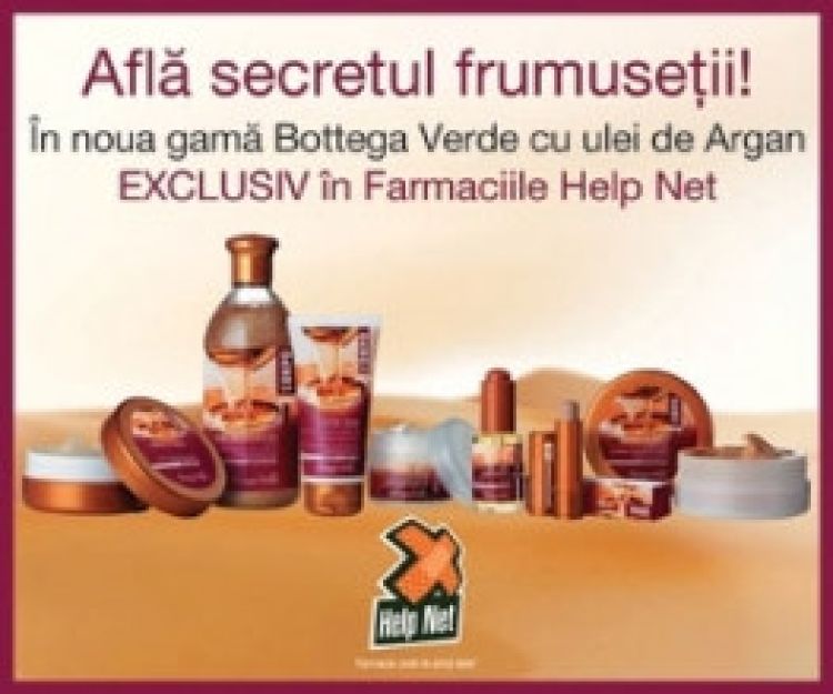 Afla secretul frumusetii in noua gama Bottega Verde cu Ulei de Argan