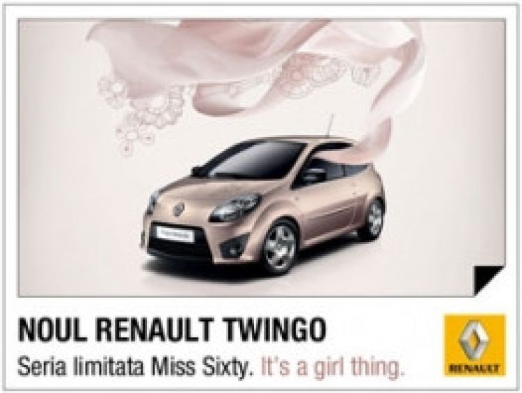 (P)Asorteaza-te cu Renault Twingo, seria limitata Miss Sixty!