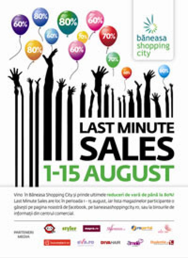 Last Minute Sales in Baneasa Shopping City