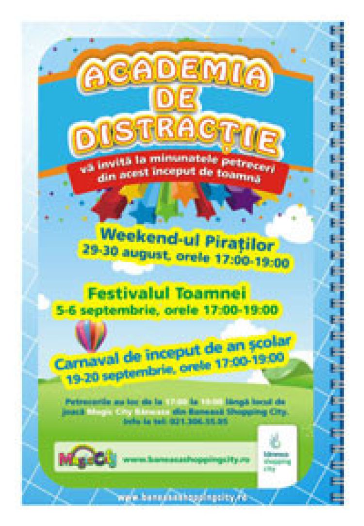 Academia de distractie continua la Baneasa Shopping City cu Festivalul Toamnei